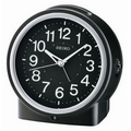 Seiko Clock Bedside Alarm - Black